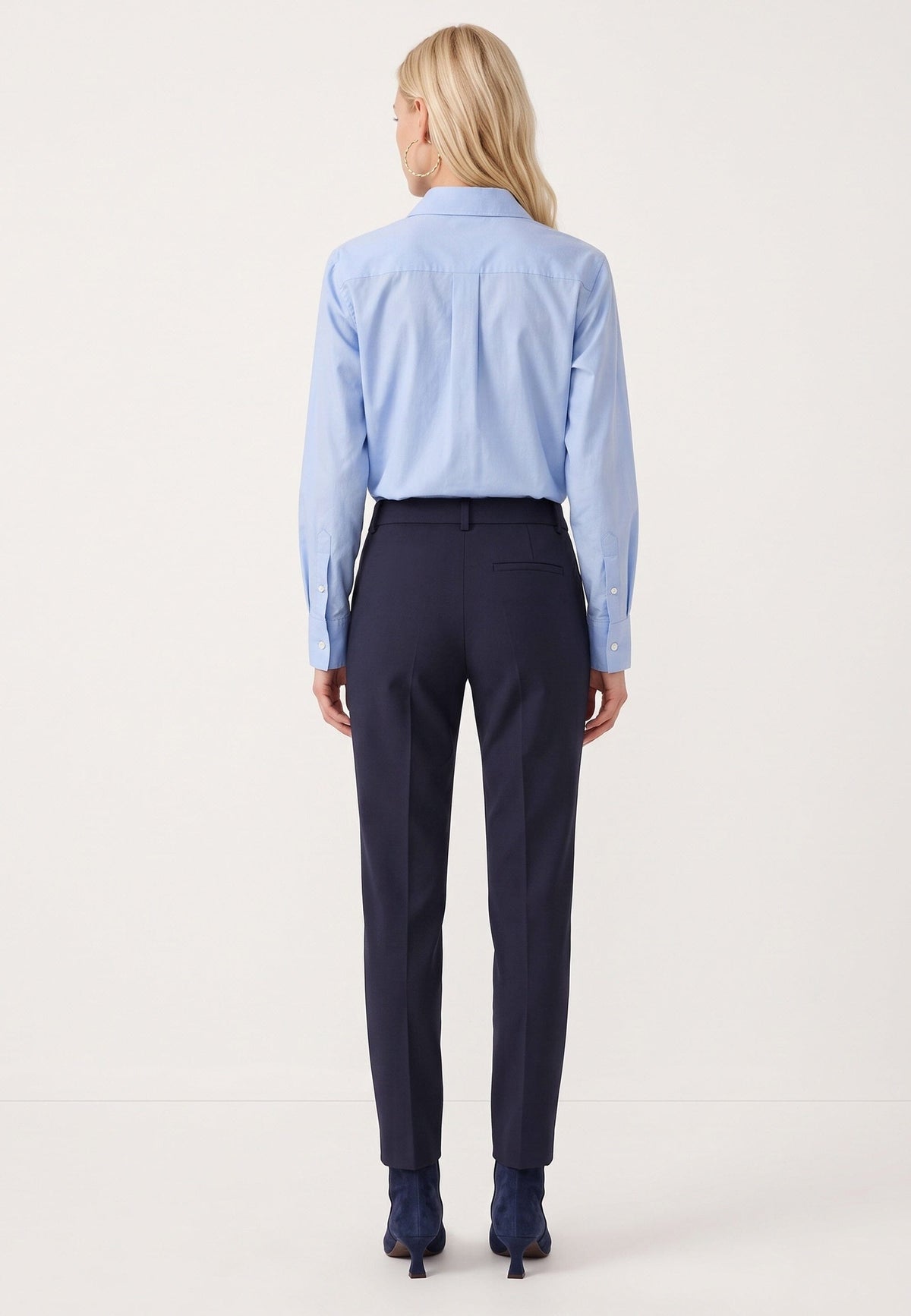 PANTALON CIGARETTE - DUFFY - NAVY PANTALON NEW KOOKAI Mode Kookai