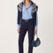 PANTALON CIGARETTE - DUFFY - NAVY PANTALON NEW KOOKAI Mode Kookai