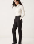 PANTALON CIGARETTE - DUFFY - NOIR PANTALON NEW KOOKAI Mode Kookai