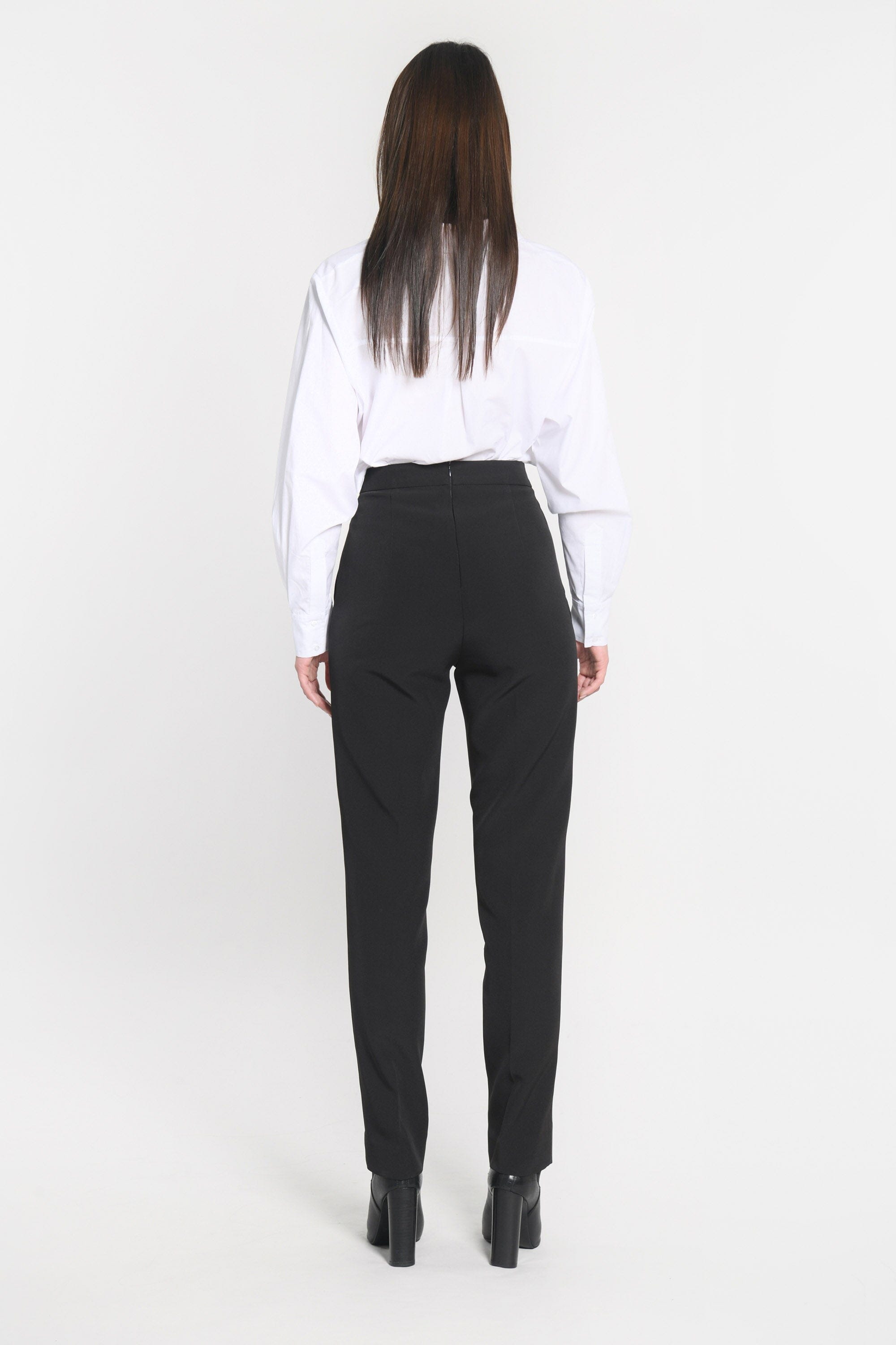 PANTALON CIGARETTE MATHILDA NOIR PANTALON KOOKAI Mode Kookai