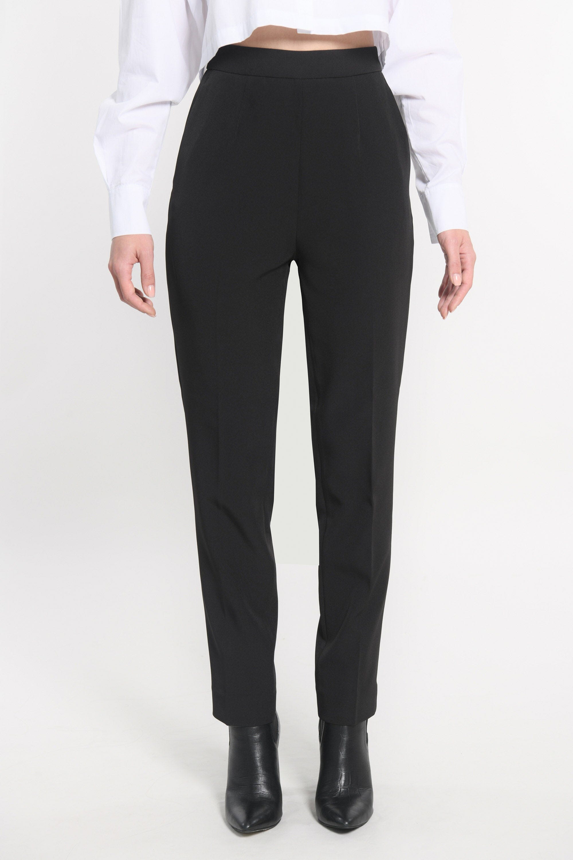 PANTALON CIGARETTE MATHILDA NOIR PANTALON KOOKAI Mode Kookai