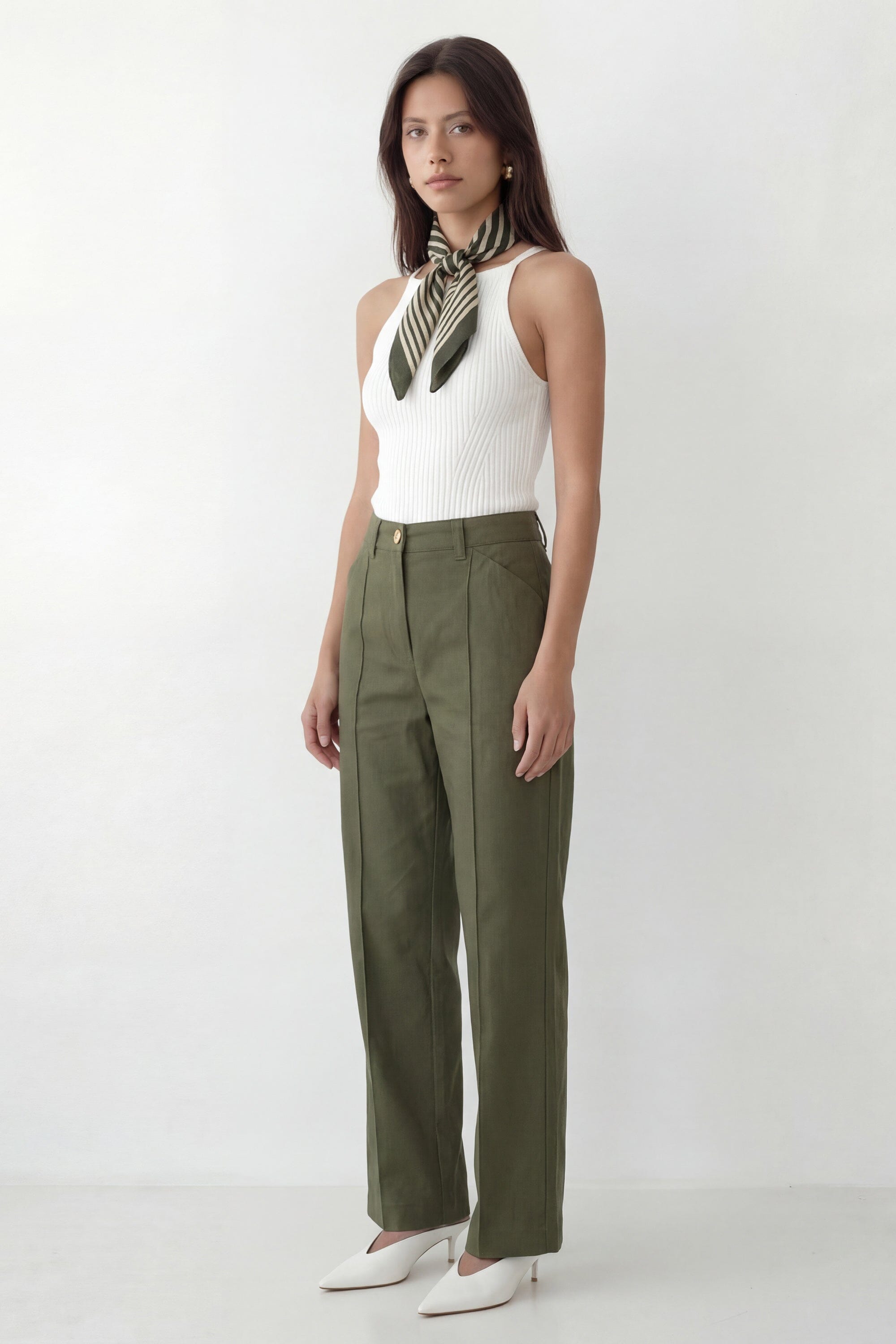 PANTALON - CORSICA - KAKI PANTALON NEW KOOKAI Mode Kookai