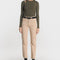 PANTALON CROPPED SPORTWEAR BRENDA CAMEL PANTALON SPORTWEAR NEW KOOKAI Mode Kookai