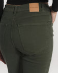 PANTALON CROPPED SPORTWEAR BRENDA KAKI PANTALON SPORTWEAR NEW KOOKAI Mode Kookai