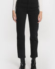 PANTALON CROPPED SPORTWEAR BRENDA NOIR PANTALON SPORTWEAR NEW KOOKAI Mode Kookai