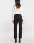 PANTALON CROPPED SPORTWEAR BRENDA NOIR PANTALON SPORTWEAR NEW KOOKAI Mode Kookai