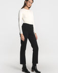 PANTALON CROPPED SPORTWEAR BRENDA NOIR PANTALON SPORTWEAR NEW KOOKAI Mode Kookai