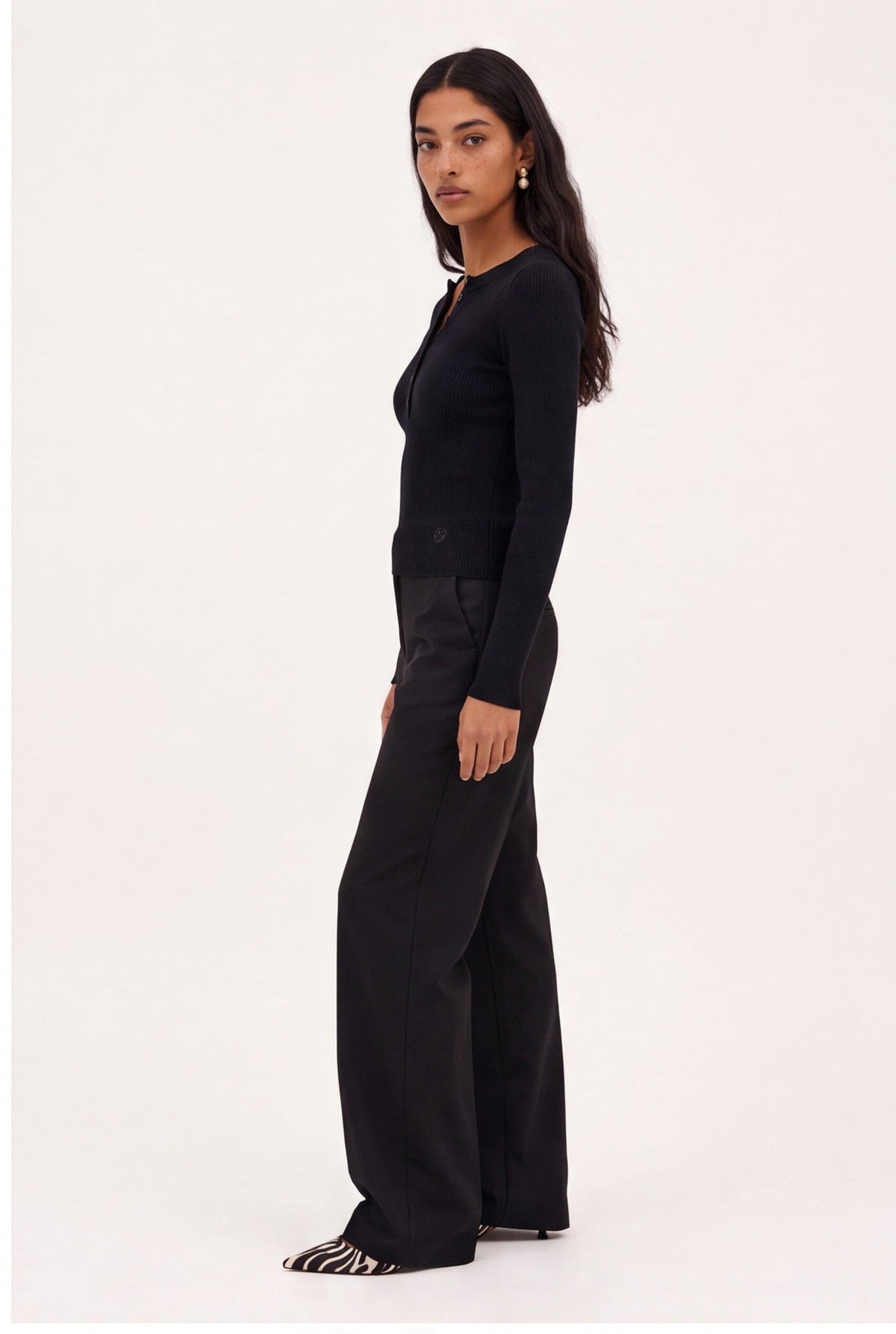 PANTALON - DELTA - NOIR PANTALON NEW KOOKAI Mode Kookai