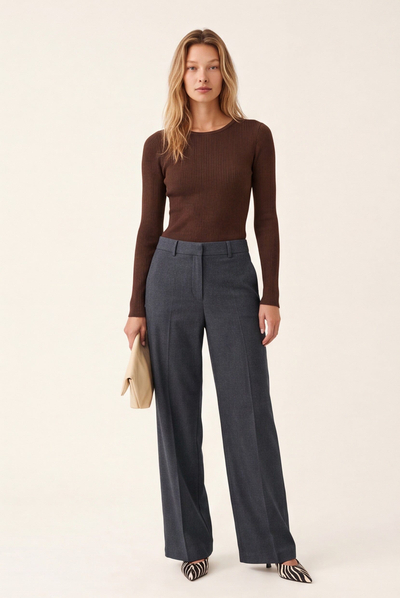 PANTALON - DUBLIN - GRIS PANTALON NEW KOOKAI Mode Kookai
