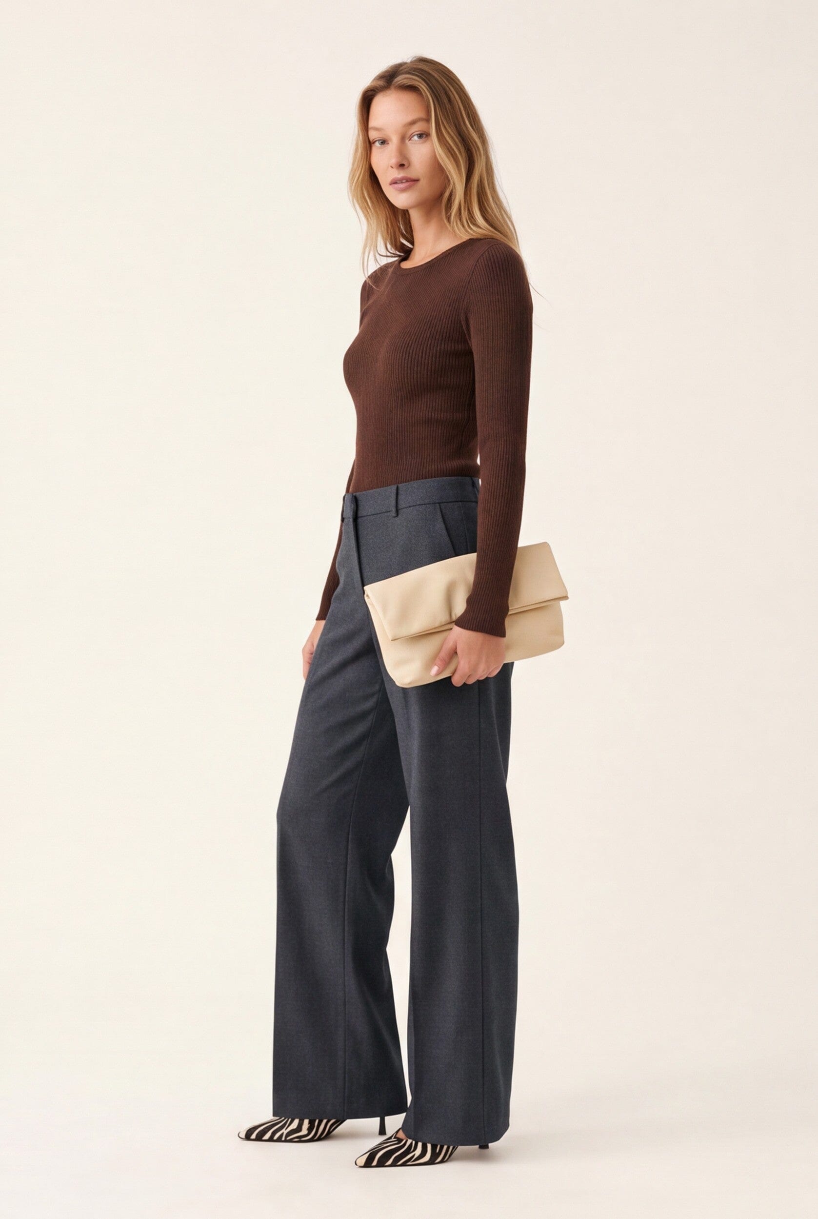 PANTALON - DUBLIN - GRIS PANTALON NEW KOOKAI Mode Kookai