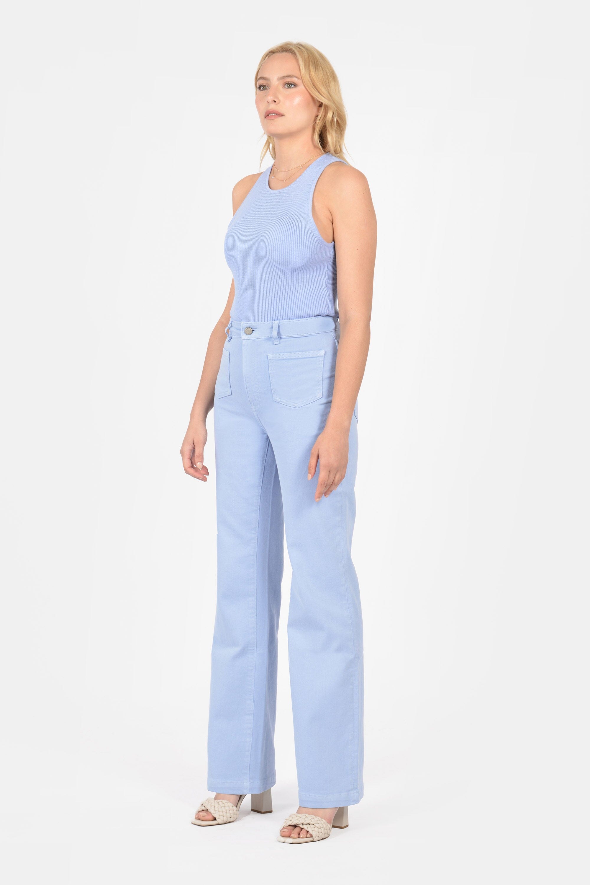 PANTALON FLARE ARIANE CIEL PANTALON SPORTWEAR KOOKAI Mode Kookai