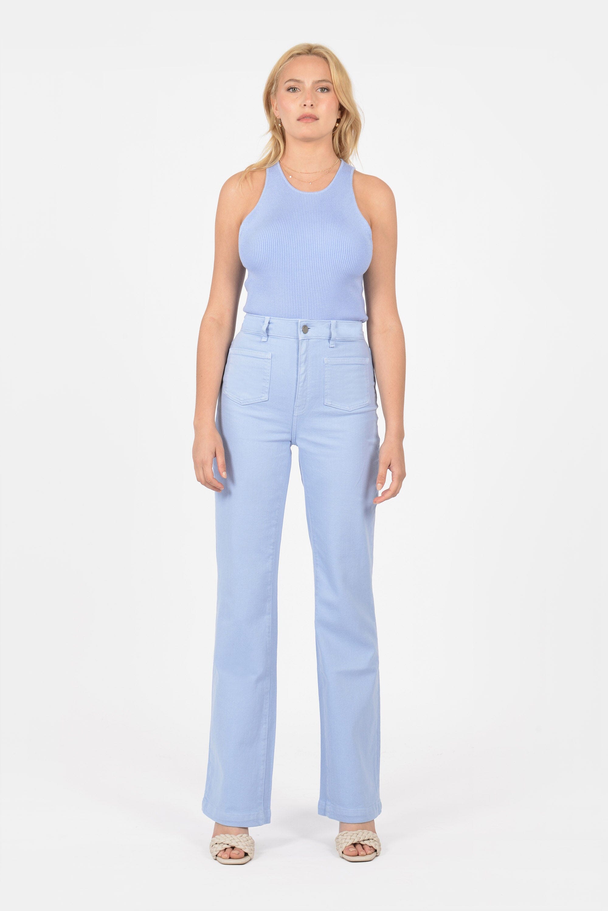 PANTALON FLARE ARIANE CIEL PANTALON SPORTWEAR KOOKAI Mode Kookai