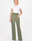 PANTALON FLARE ARIANE KAKI PANTALON SPORTWEAR KOOKAI Mode Kookai