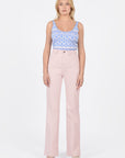 PANTALON FLARE ARIANE POUDRE PANTALON SPORTWEAR KOOKAI Mode Kookai