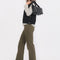 PANTALON FLARE - BARRY - NOIR PANTALON SPORTWEAR NEW KOOKAI Mode Kookai