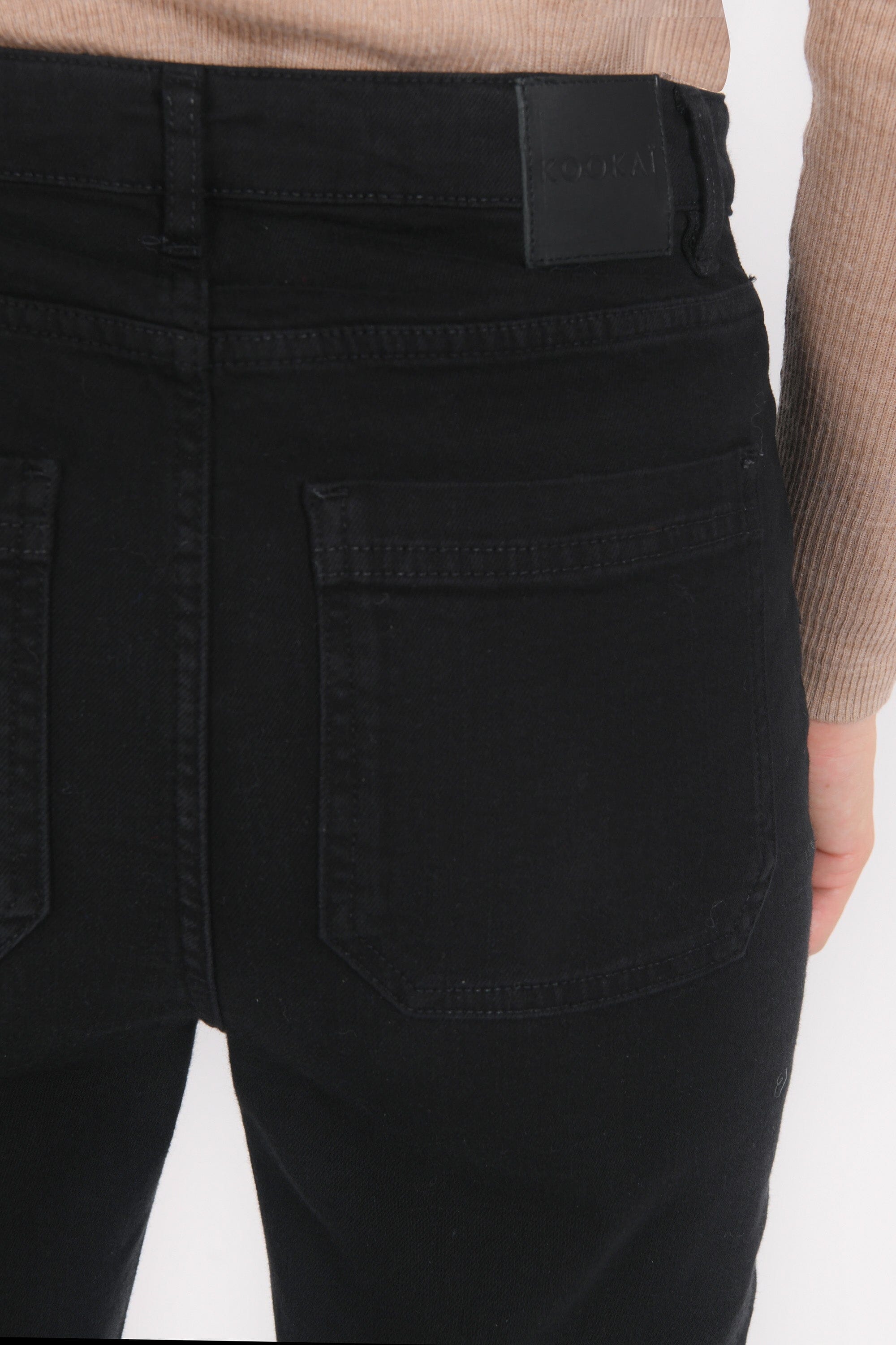 PANTALON FLARE - BARRY - NOIR PANTALON SPORTWEAR NEW KOOKAI Mode Kookai