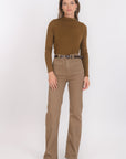 PANTALON FLARE - BARRY - TAUPE PANTALON SPORTWEAR NEW KOOKAI Mode Kookai