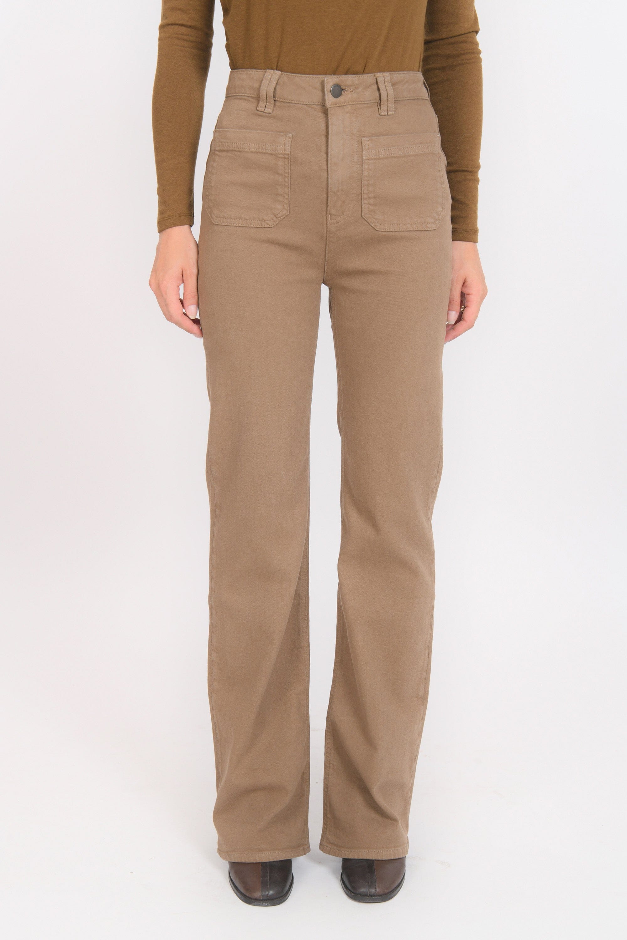 PANTALON FLARE - BARRY - TAUPE PANTALON SPORTWEAR NEW KOOKAI Mode Kookai