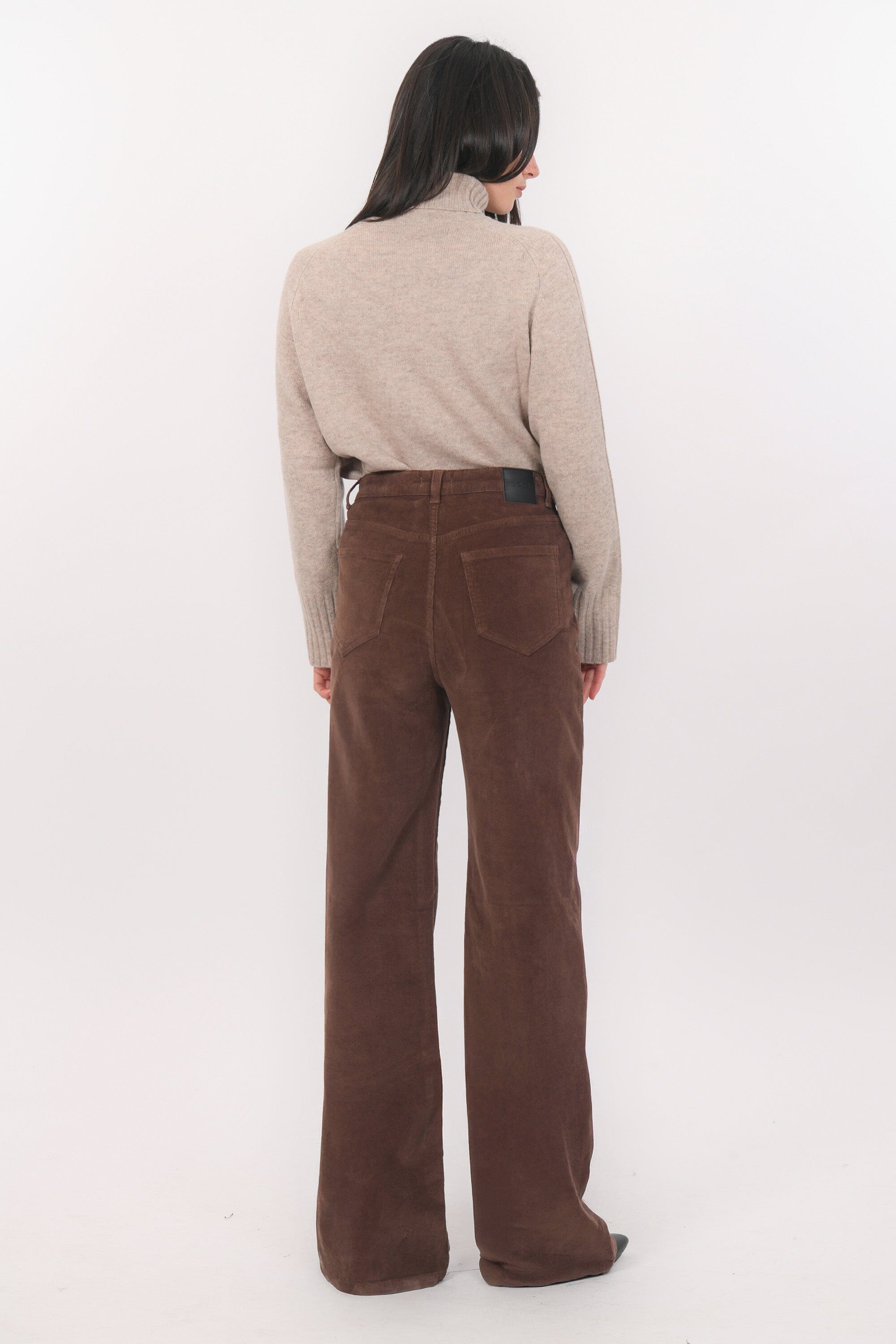 PANTALON FLARE - BRICE - CHOCOLAT PANTALON SPORTWEAR NEW KOOKAI Mode Kookai