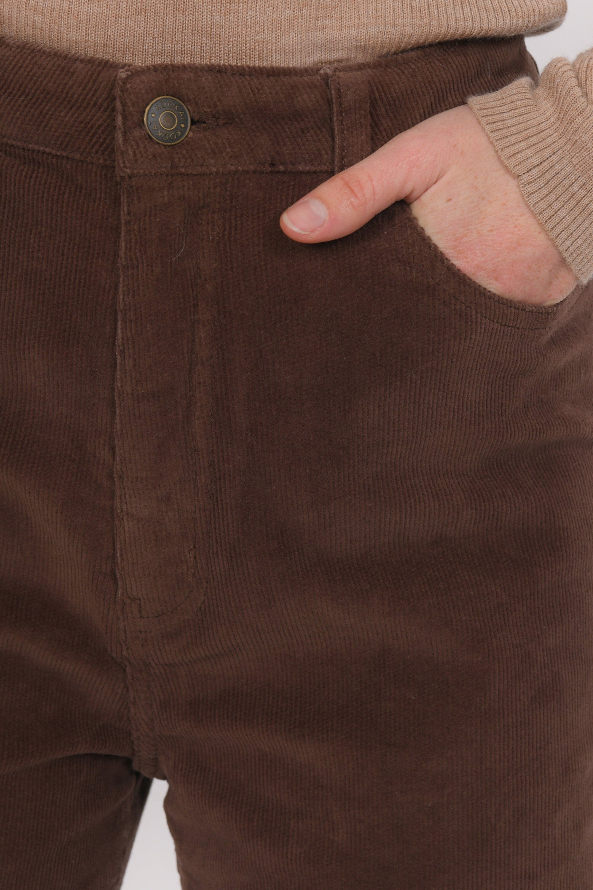 PANTALON FLARE - BRICE - CHOCOLAT PANTALON SPORTWEAR NEW KOOKAI Mode Kookai