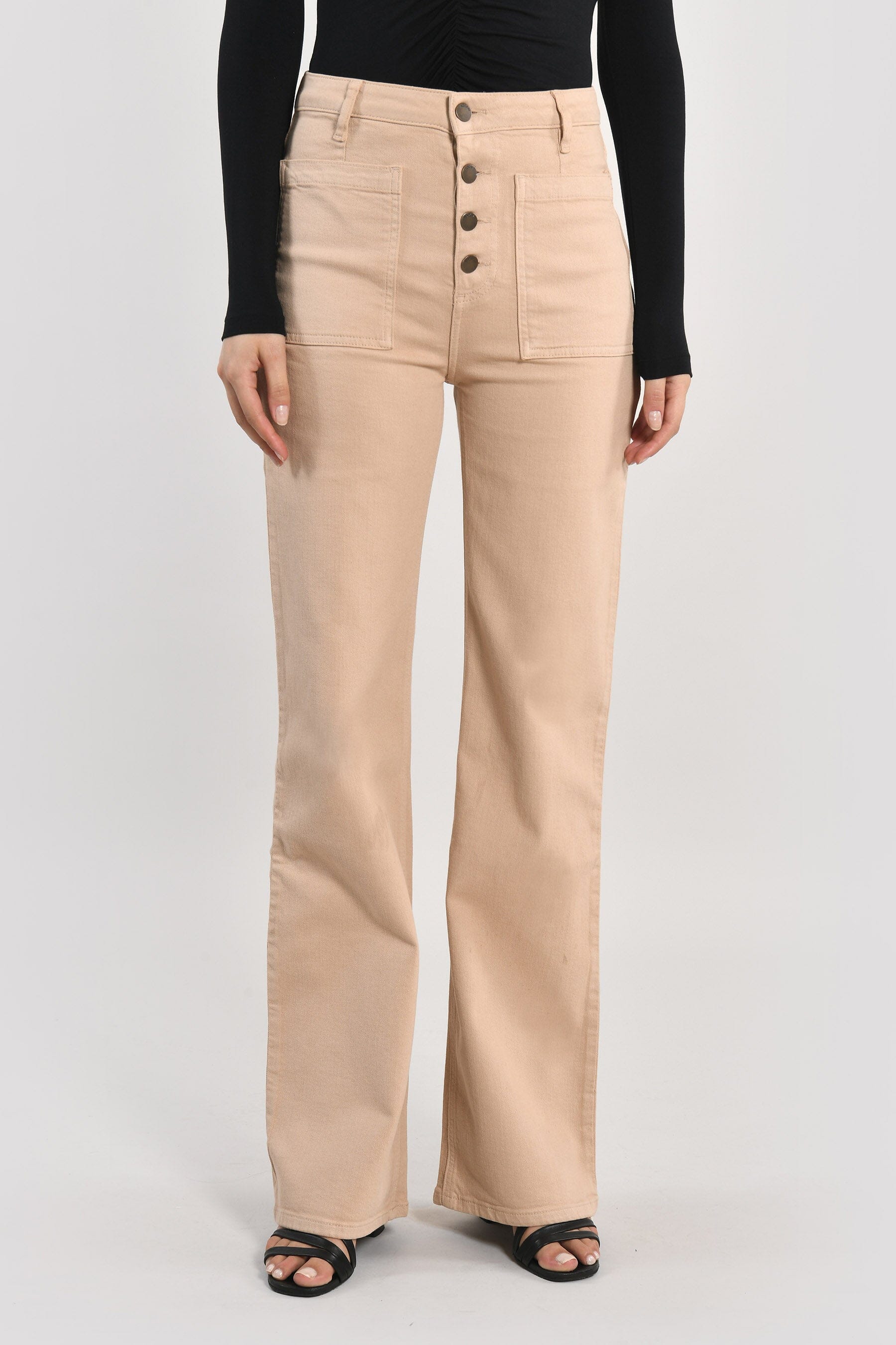 PANTALON FLARE THADEE CAMEL PANTALON SPORTWEAR KOOKAI Mode Kookai