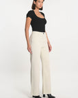 PANTALON FLARE VELOURS SUZANNE BEIGE CLAIR PANTALON SPORTWEAR KOOKAI Mode Kookai
