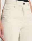 PANTALON FLARE VELOURS SUZANNE BEIGE CLAIR PANTALON SPORTWEAR KOOKAI Mode Kookai