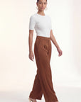PANTALON FLUIDE - CRUZ - CARAMEL PANTALON NEW KOOKAI Mode Kookai