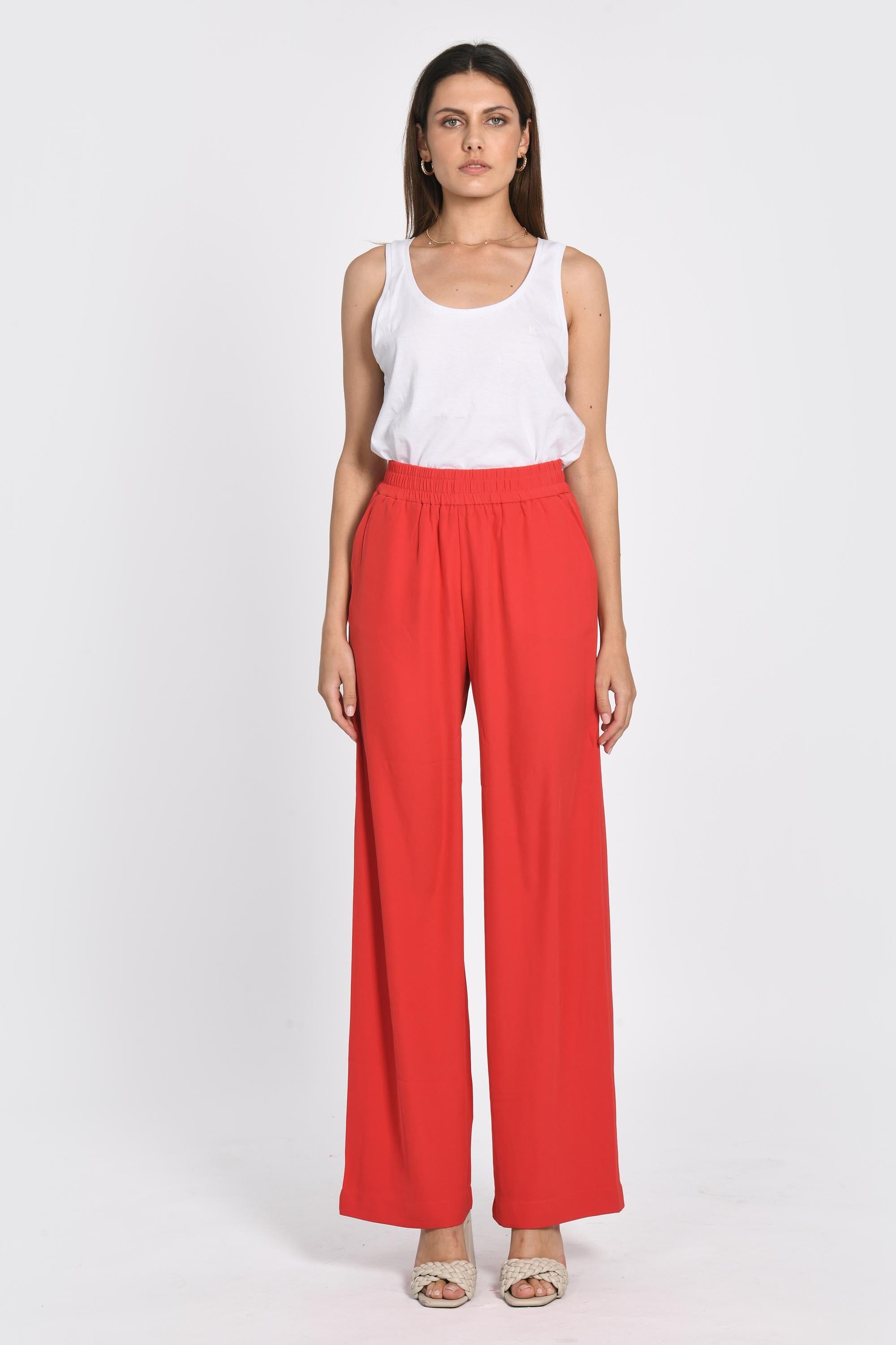 PANTALON FLUIDE KATIA STRAWBERRY PANTALON KOOKAI Mode Kookai