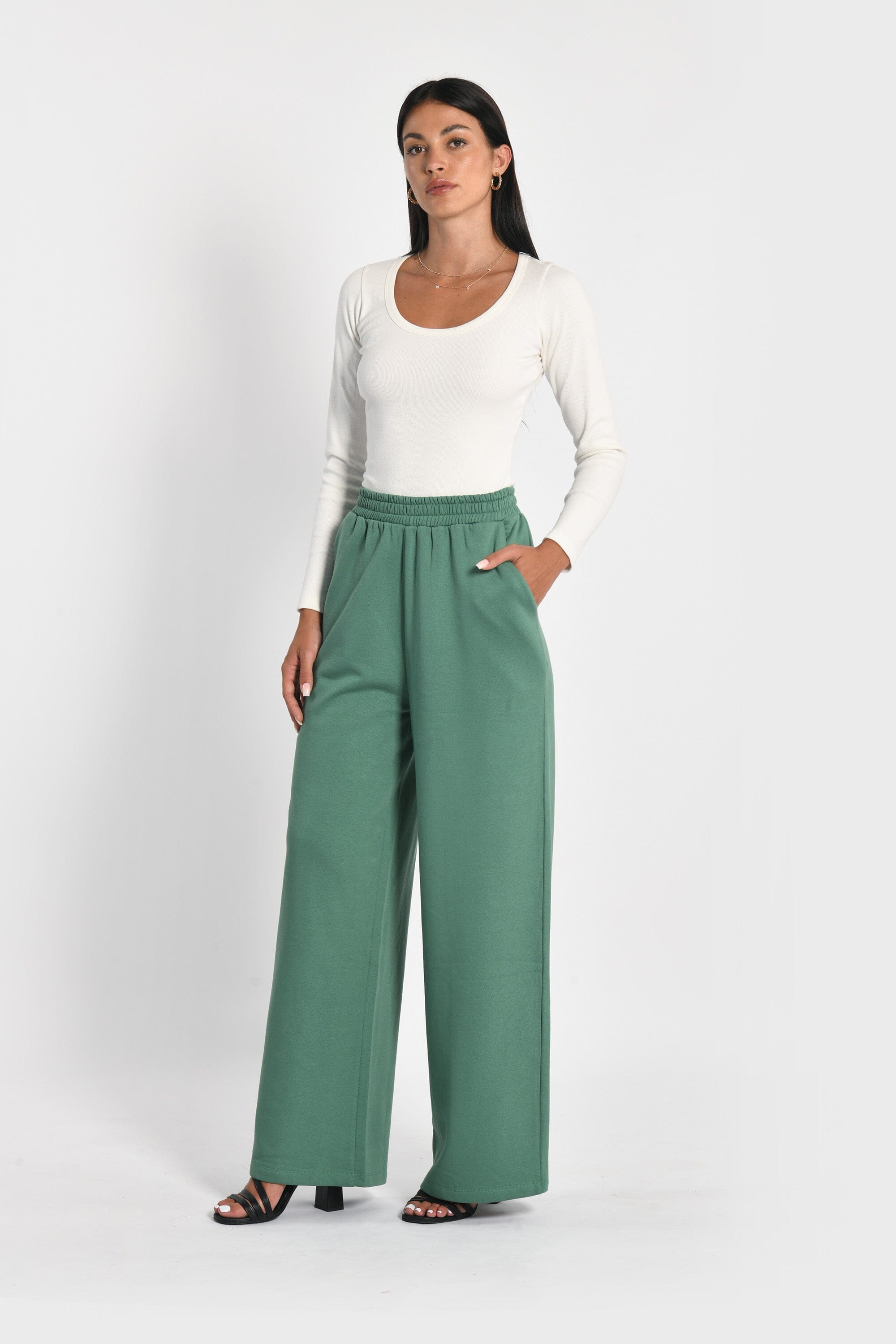 PANTALON JOGGING - SUZY - GREEN JOGGING KOOKAI Mode Kookai