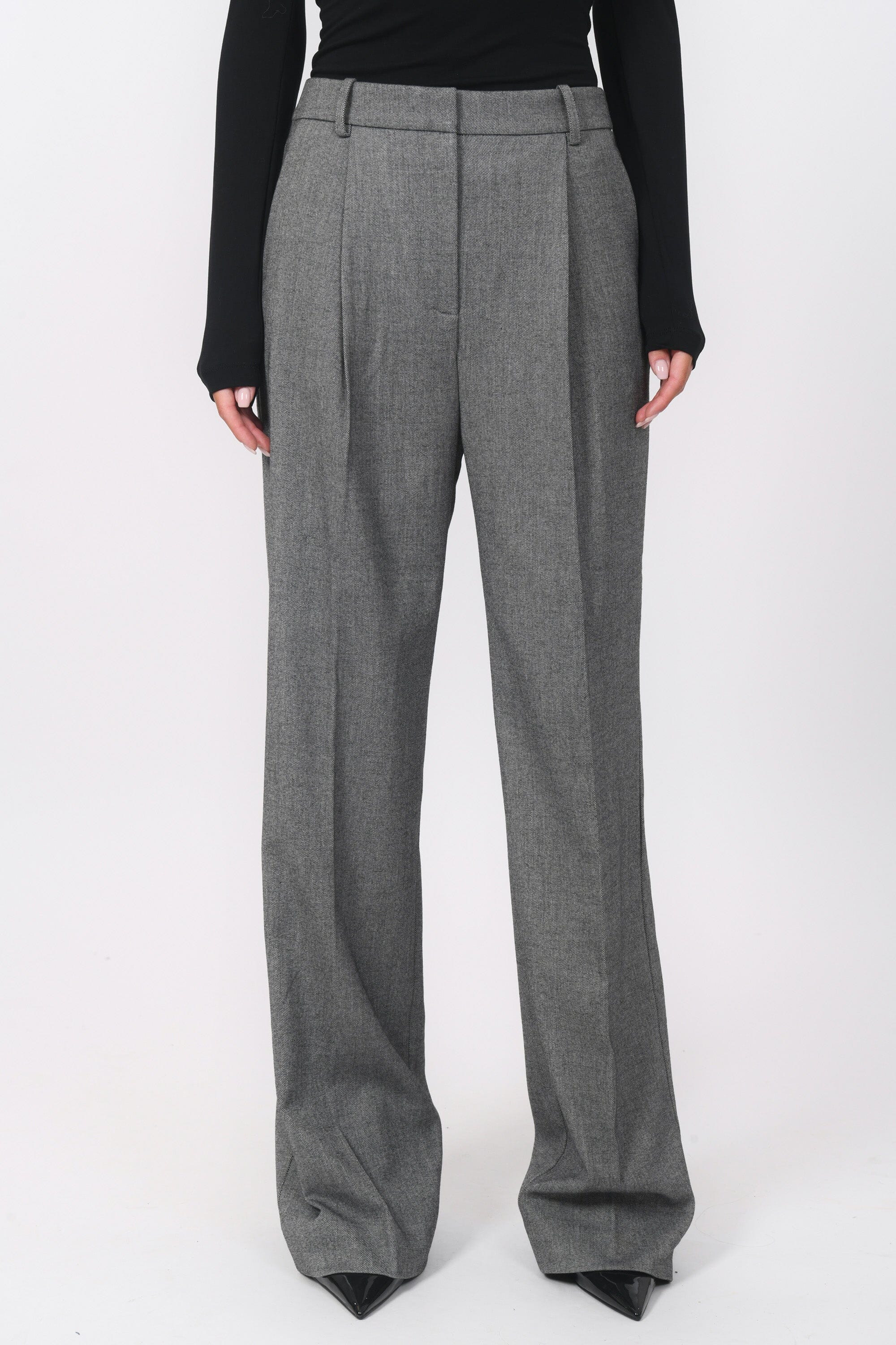 PANTALON LARGE - BECKETT - GRIS PANTALON NEW KOOKAI Mode Kookai