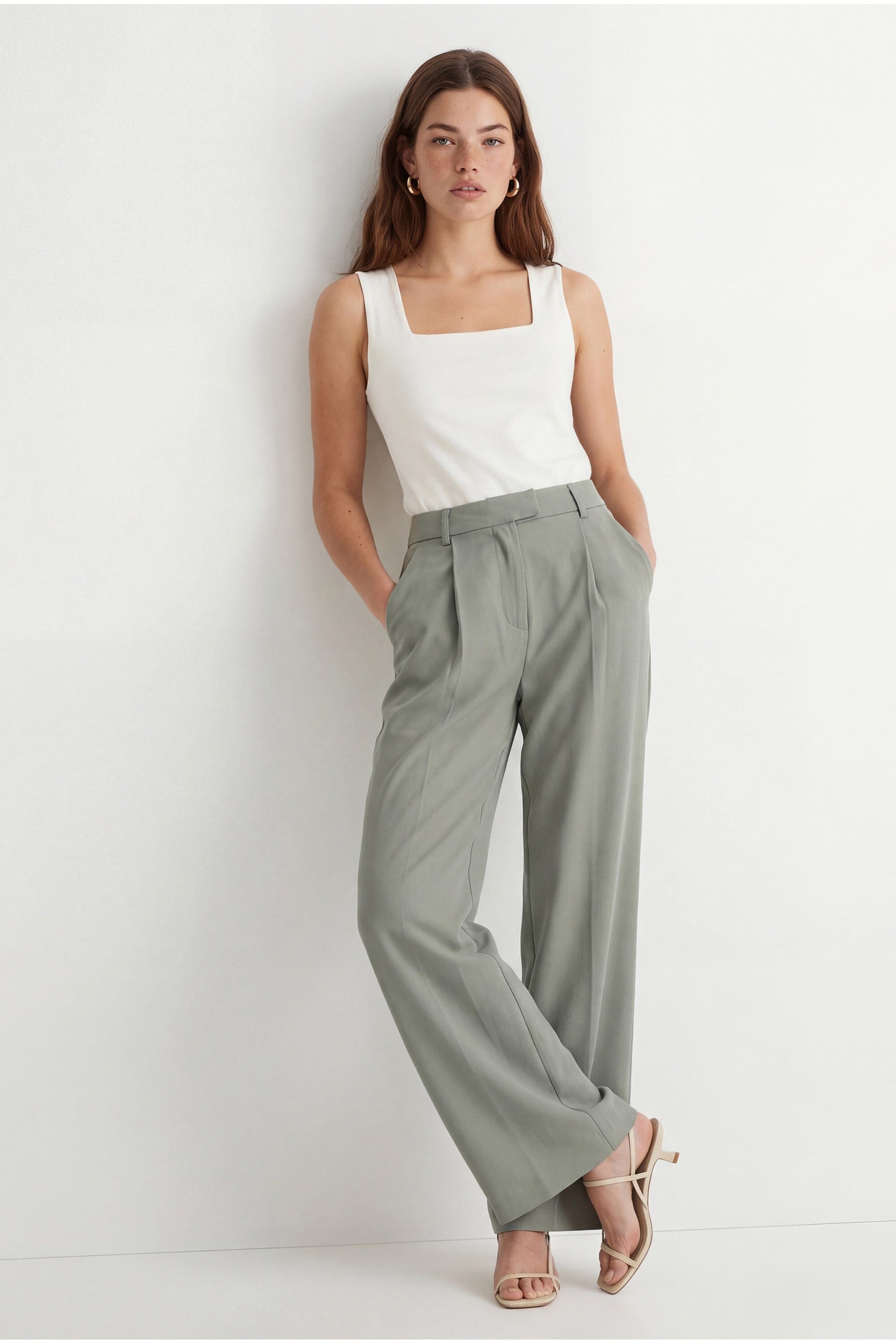 PANTALON LARGE - CAVELL - SAUGE PANTALON NEW KOOKAI Mode Kookai