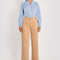 PANTALON LARGE TENCEL SUN BEIGE PANTALON SPORTWEAR NEW KOOKAI Mode Kookai