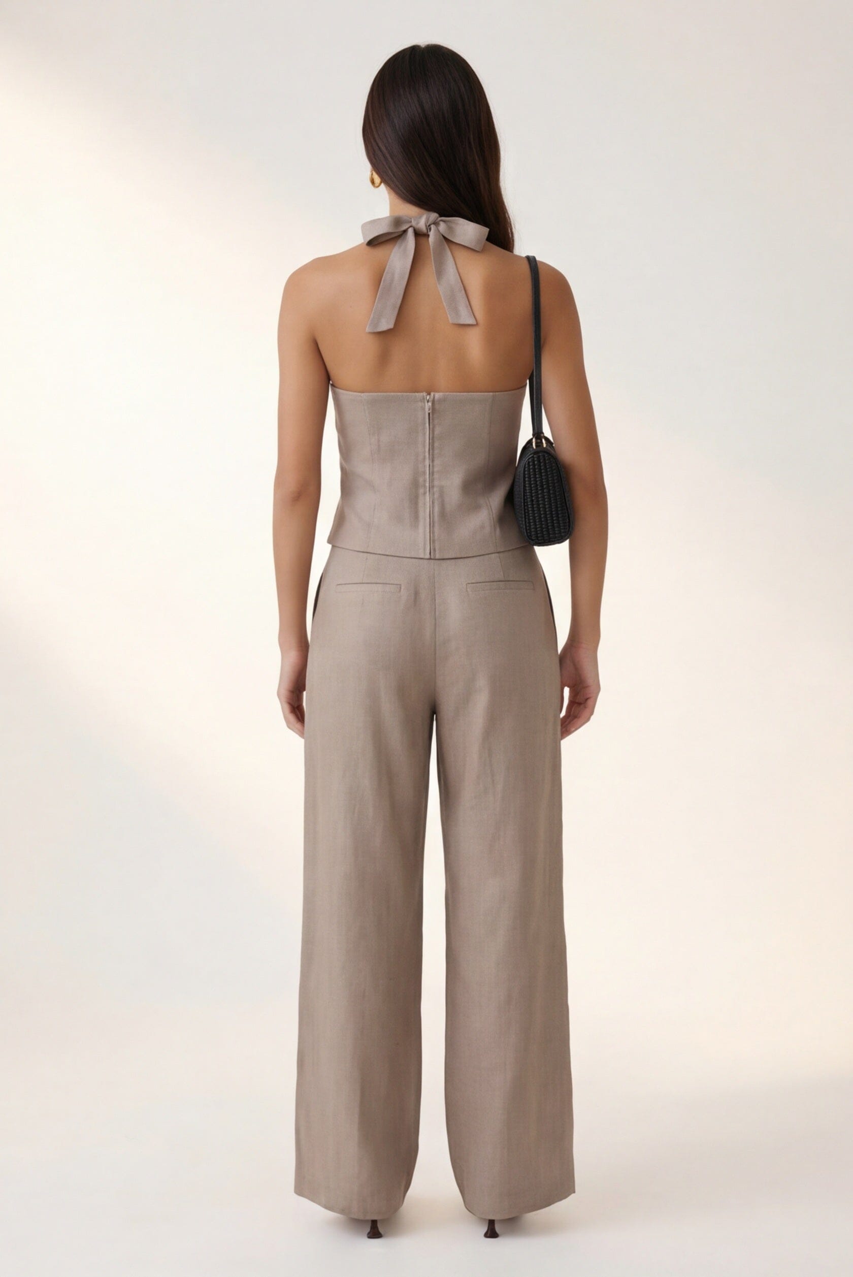 PANTALON LIN - CHELSEA - TAUPE PANTALON NEW KOOKAI Mode Kookai