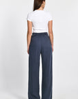 PANTALON LIN TENCEL NAOMI NAVY PANTALON KOOKAI Mode Kookai