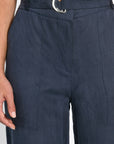 PANTALON LIN TENCEL NAOMI NAVY PANTALON KOOKAI Mode Kookai