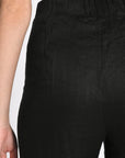 PANTALON LIN WASHED TAHIA NOIR PANTALON KOOKAI Mode Kookai