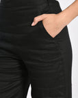 PANTALON LIN WASHED TAHIA NOIR PANTALON KOOKAI Mode Kookai