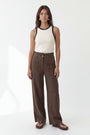 PANTALON LYOCELL - CORSICA - KAKI PANTALON NEW KOOKAI Mode Kookai