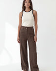 PANTALON LYOCELL - CORSICA - KAKI PANTALON NEW KOOKAI Mode Kookai