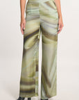 PANTALON NIKITA IMPRIMÉ 70s MULTI KAKI PANTALON KOOKAI Mode Kookai