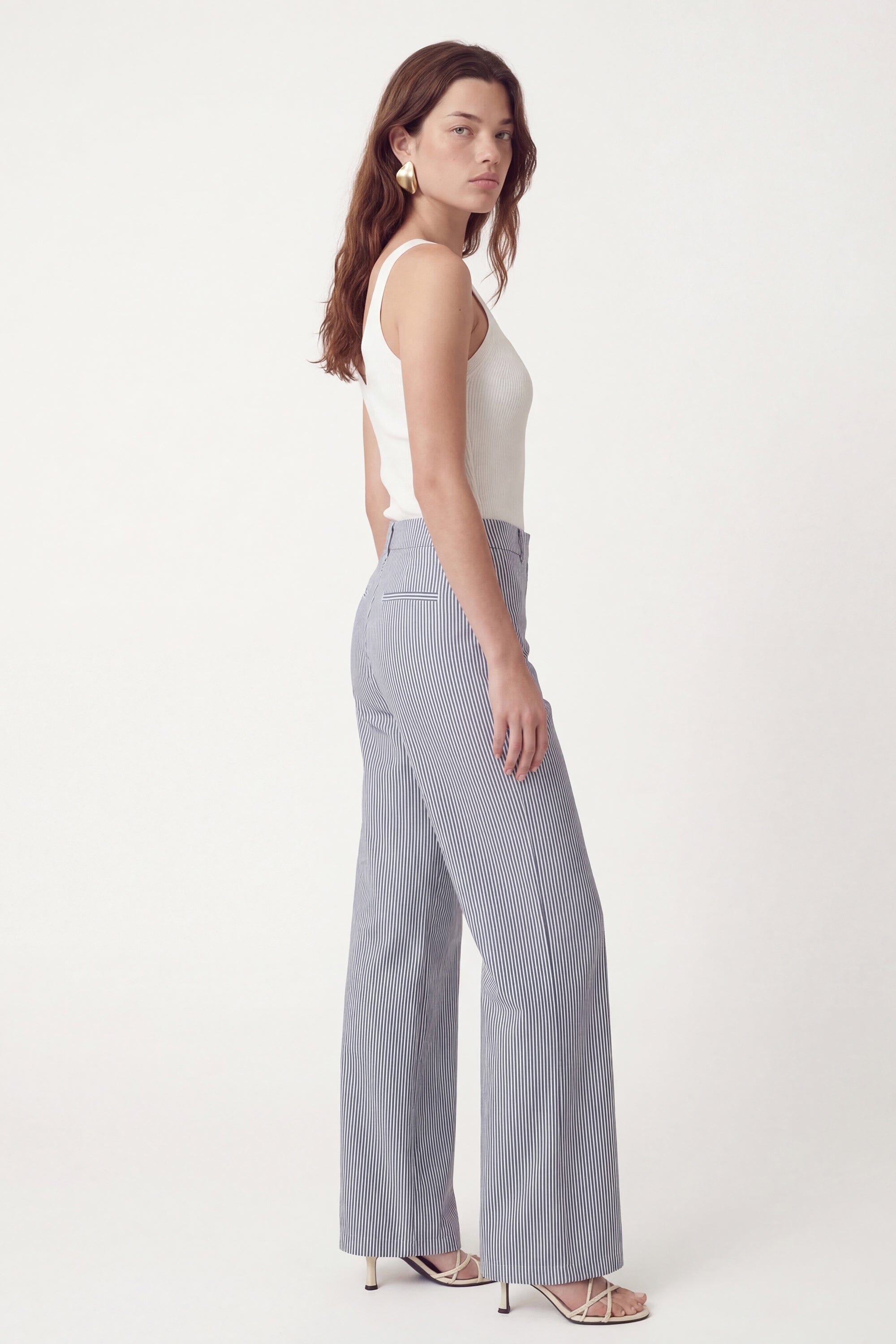 PANTALON RAYE - COURTNEY - MARINE PANTALON NEW KOOKAI Mode Kookai