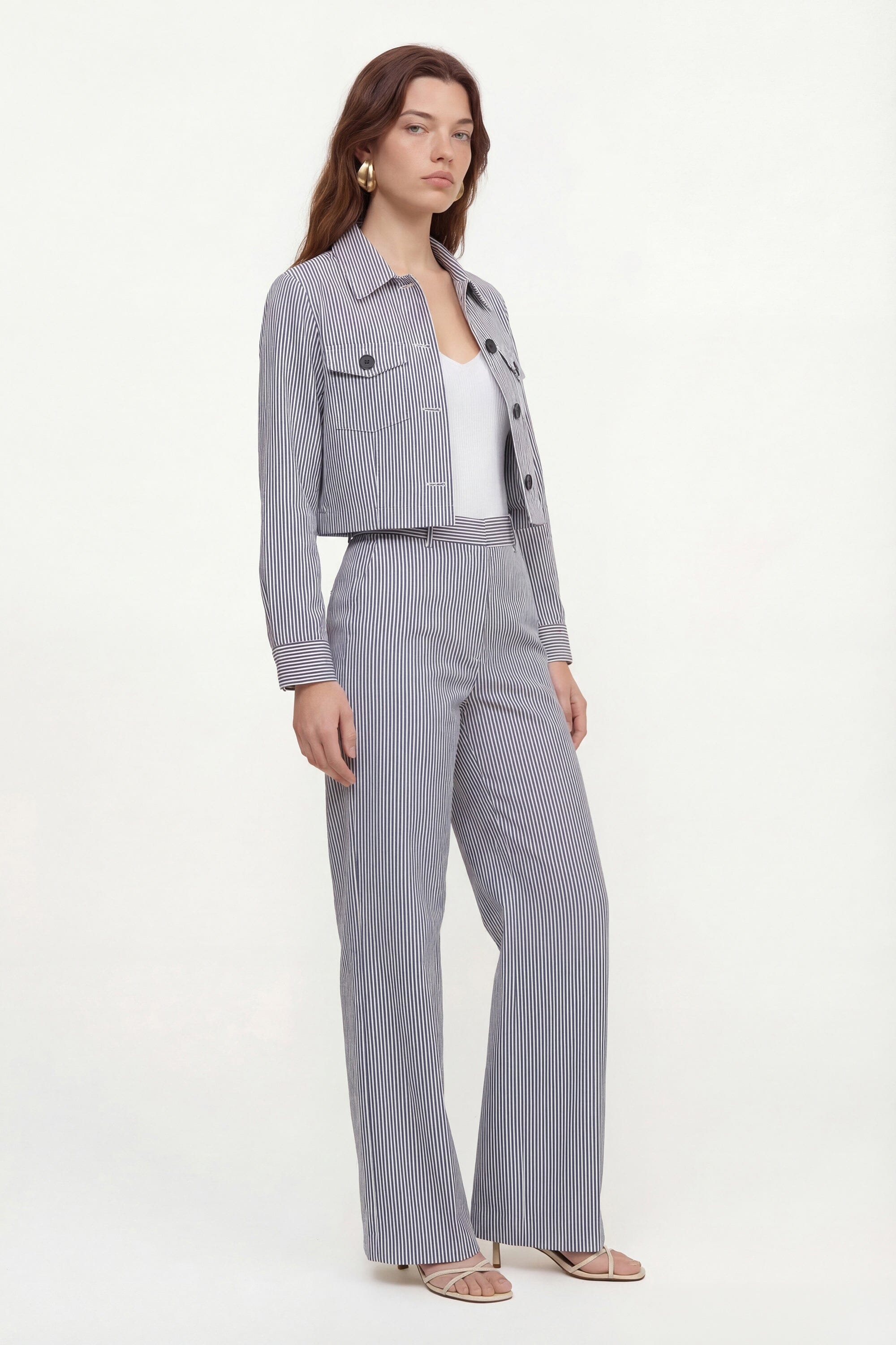 PANTALON RAYE - COURTNEY - MARINE PANTALON NEW KOOKAI Mode Kookai