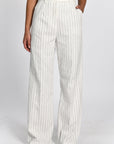 PANTALON RAYURE TENNIS LARRY BLANC/MARINE PANTALON KOOKAI Mode Kookai