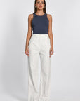 PANTALON RAYURE TENNIS LARRY BLANC/MARINE PANTALON KOOKAI Mode Kookai