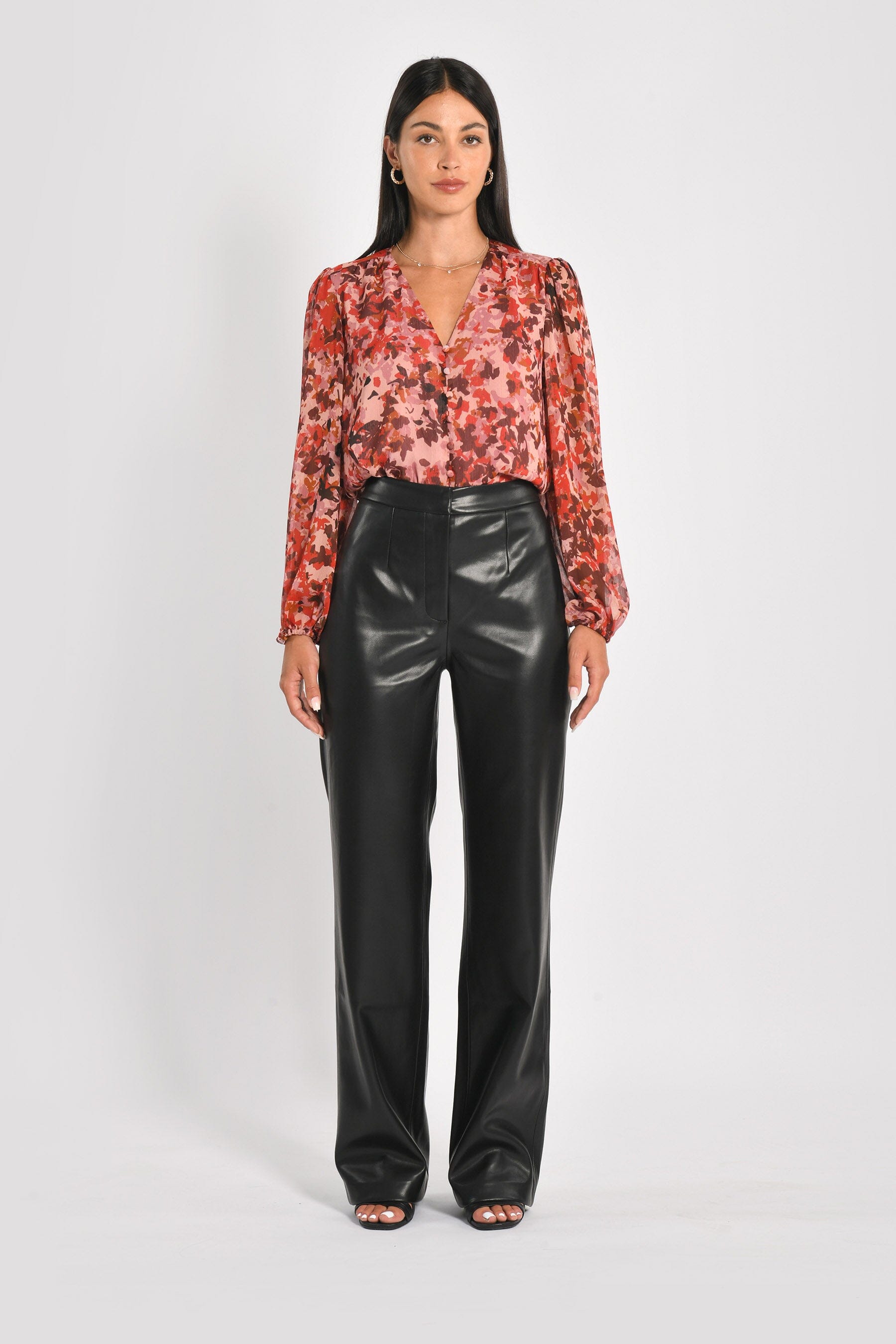 PANTALON ROCK SIMILI CUIR KENDALL PANTALON KOOKAI Mode Kookai