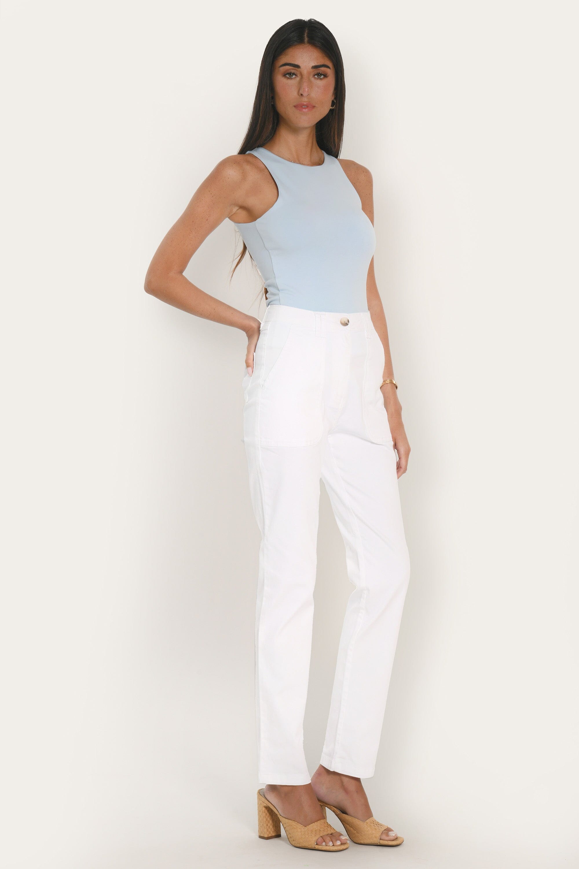 PANTALON SPORTWEAR - ALFRED - BLANC PANTALON SPORTWEAR NEW KOOKAI Mode Kookai