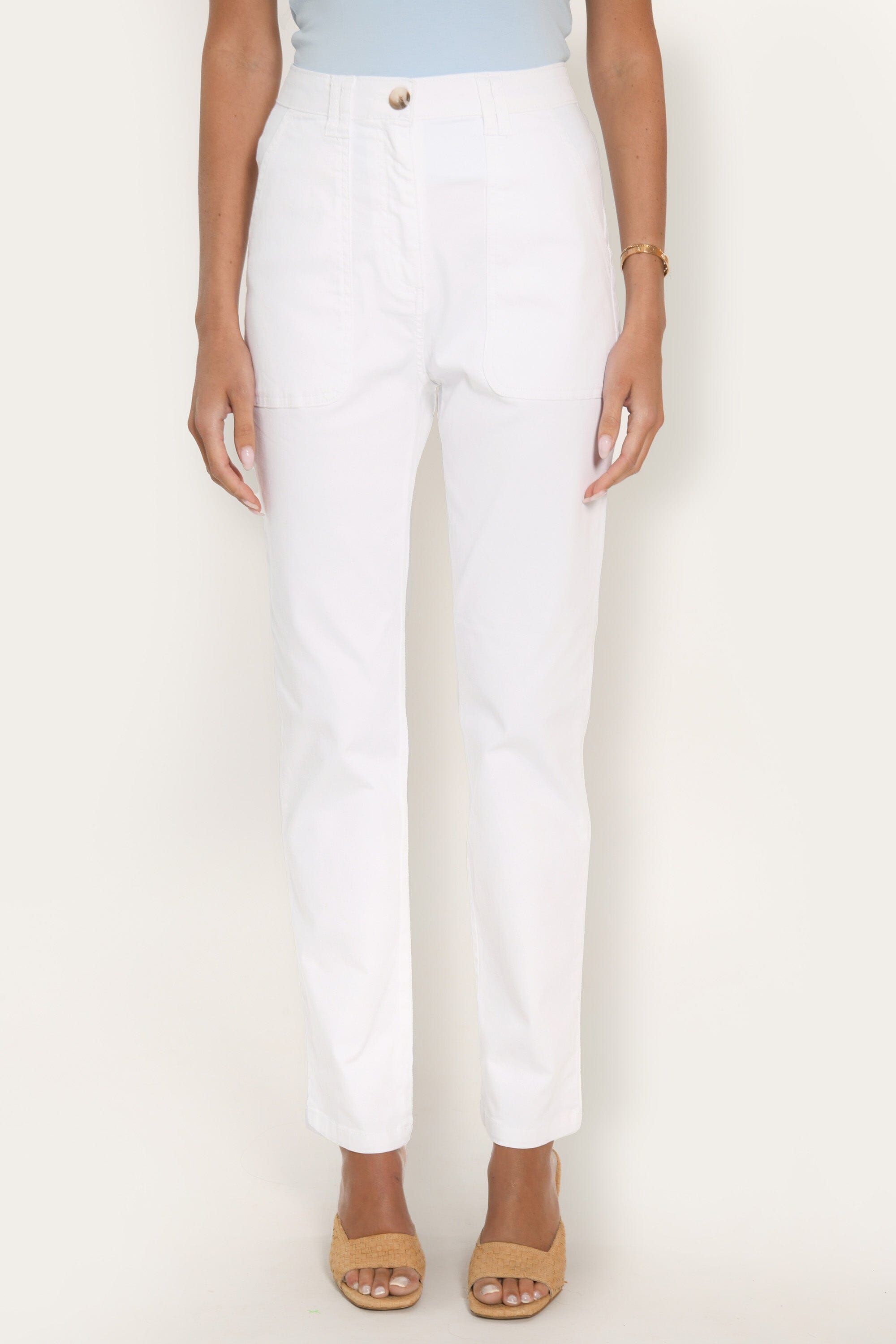 PANTALON SPORTWEAR - ALFRED - BLANC PANTALON SPORTWEAR NEW KOOKAI Mode Kookai