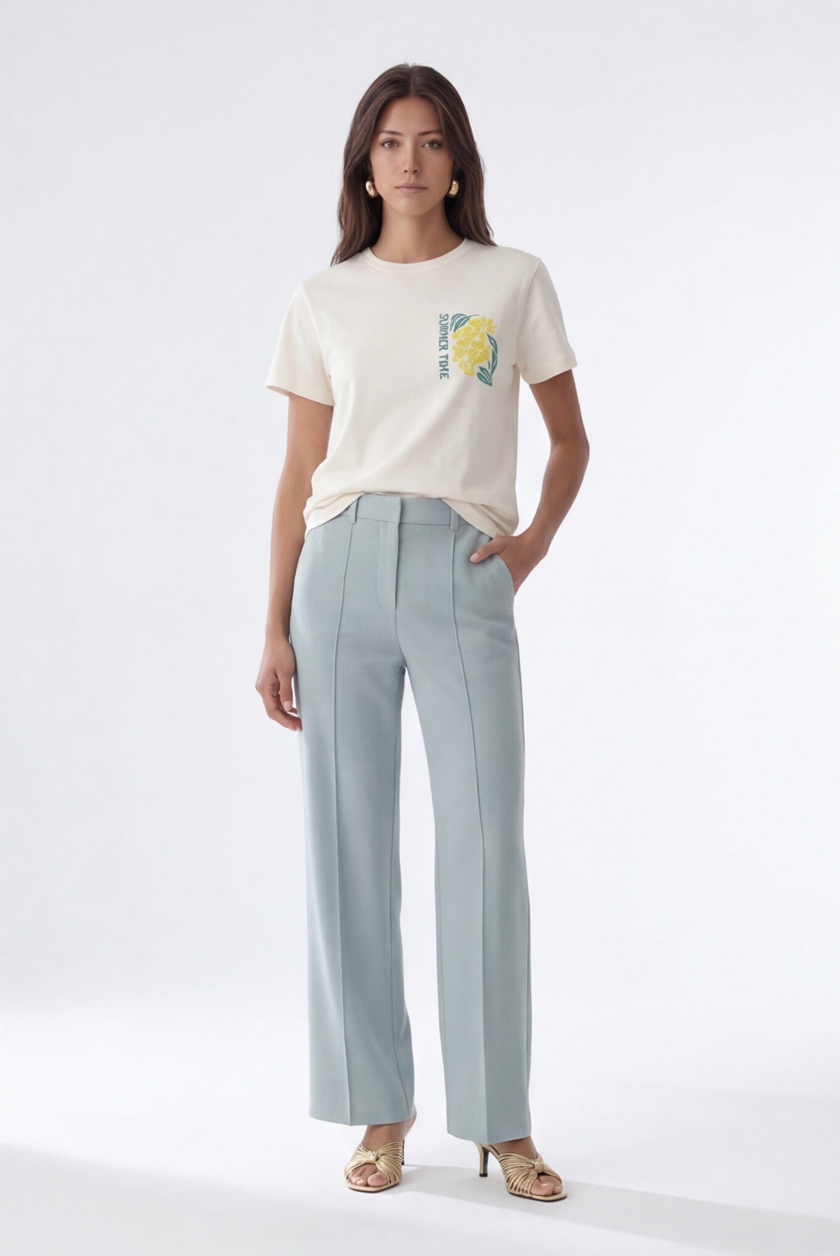 PANTALON TAILLE BASSE - CLEO - JADE PANTALON NEW KOOKAI Mode Kookai