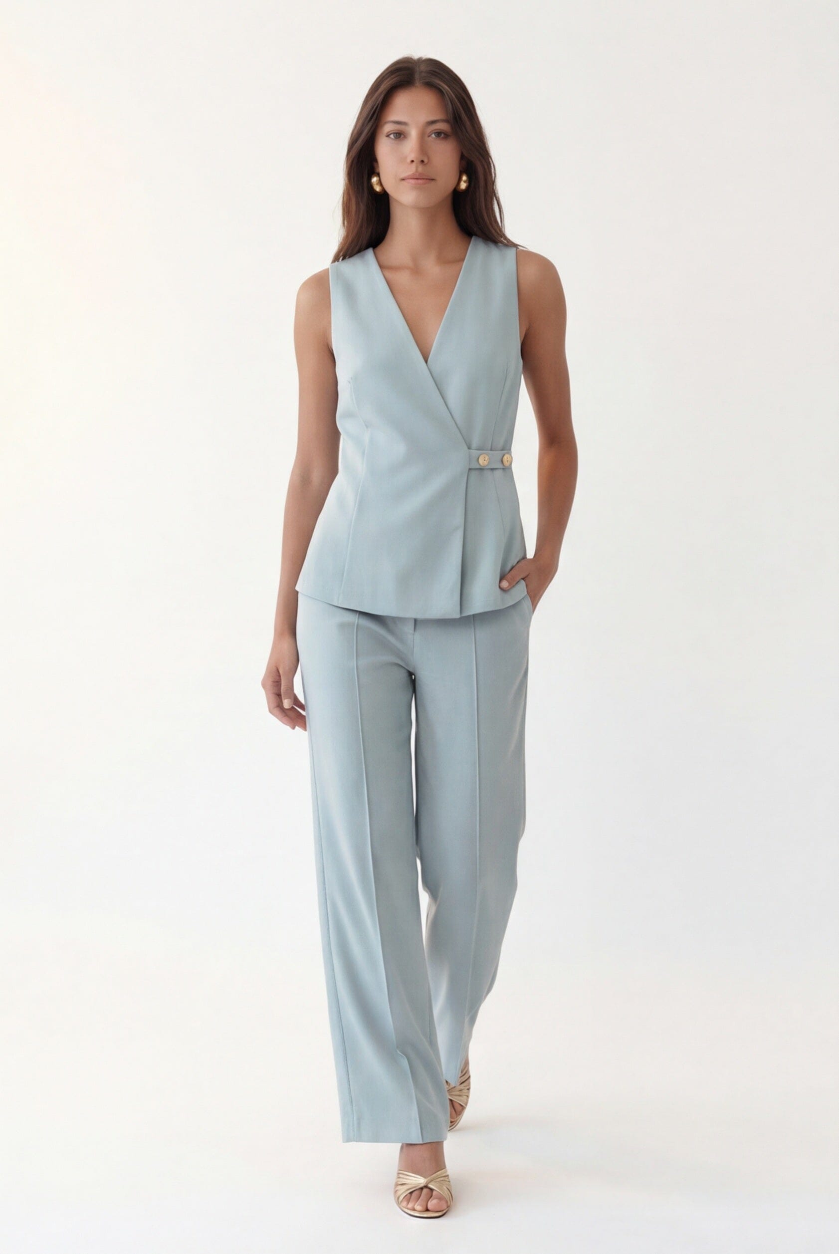 PANTALON TAILLE BASSE - CLEO - JADE PANTALON NEW KOOKAI Mode Kookai